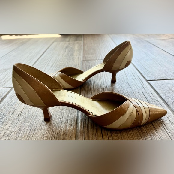 Gianni Bini Leather Vivian Pointy Toe Heels - Picture 4 of 12